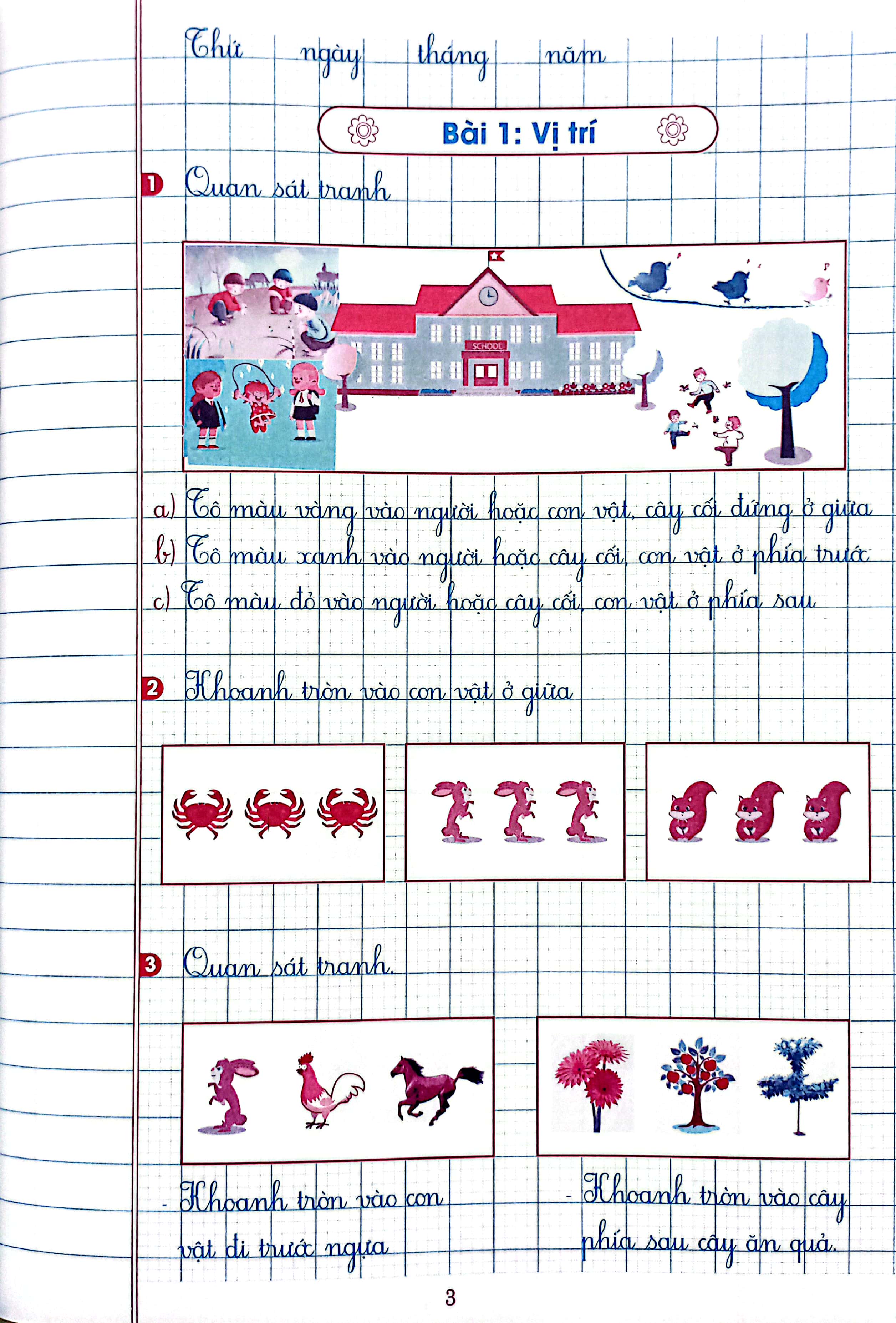 Bộ Vở Ô Li Bài Tập Toán 1 - Tập 1 (Chân Trời Sáng Tạo) - Ảnh 3