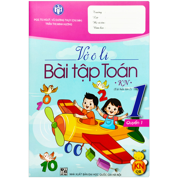 Bộ Vở Ô Li Bài Tập Toán 1 - Tập 1 (Kết Nối - 2022)