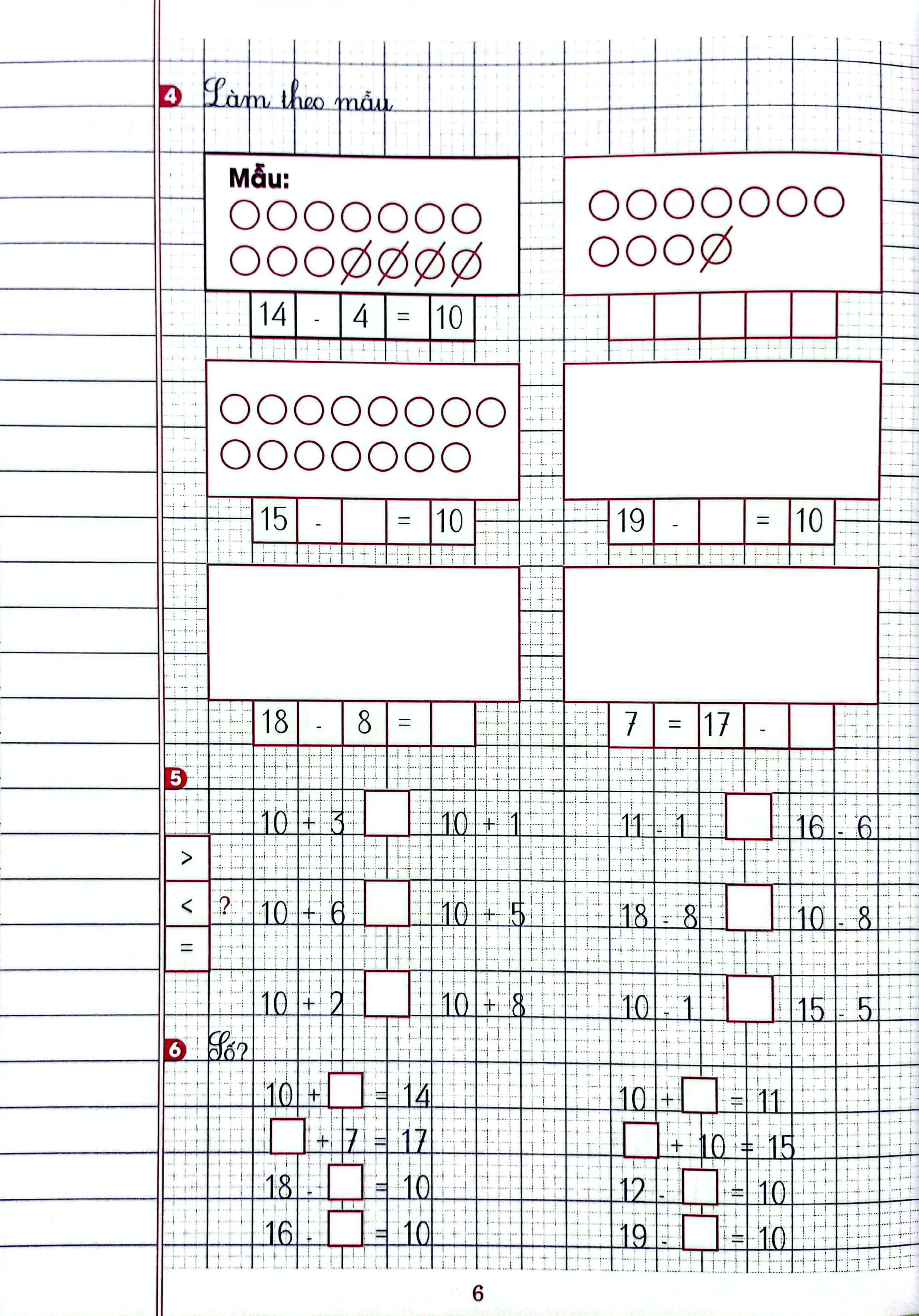 Bộ Vở Ô Li Bài Tập Toán 1 - Tập 2 (Chân Trời Sáng Tạo) - Ảnh 6