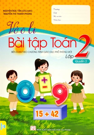 bộ vở ô li bài tập toán 2 - quyển 2 (biên soạn theo chương trình giáo dục phổ thông mới) - Ảnh 2