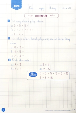 bộ vở ô li bài tập toán 2 - quyển 2 (biên soạn theo chương trình giáo dục phổ thông mới) - Ảnh 4