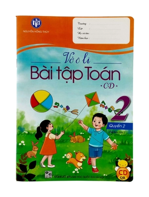 bộ vở ô li bài tập toán 2 - quyển 2 (cánh diều) (2023) - Ảnh 2