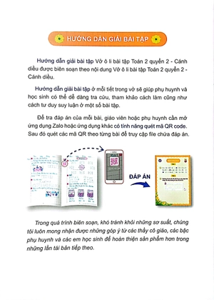 bộ vở ô li bài tập toán 2 - quyển 2 (cánh diều) (2023) - Ảnh 3