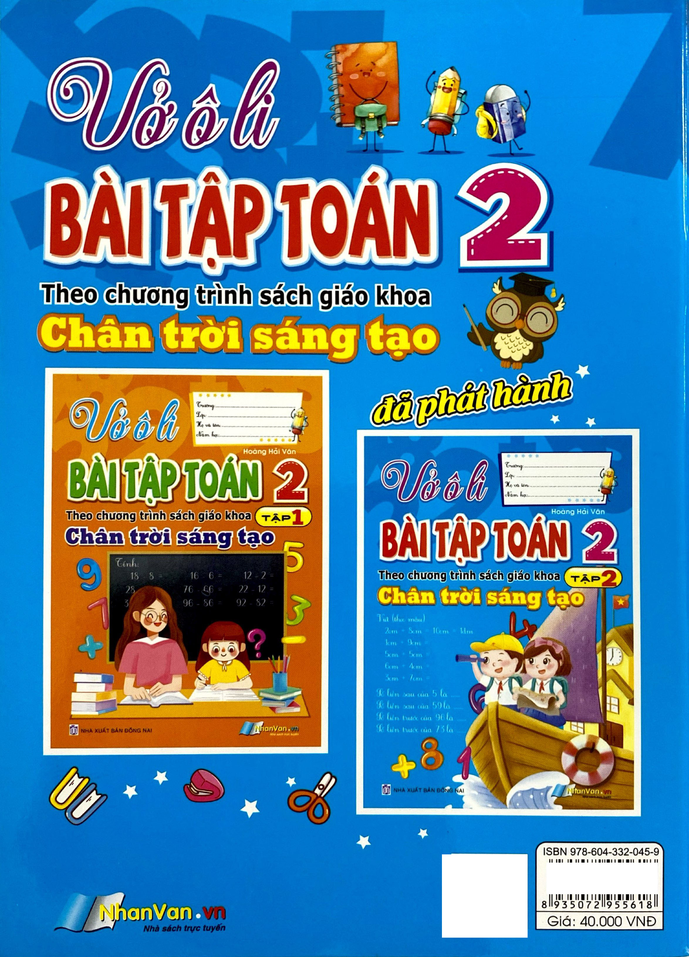 Bo
Vo O Li Bai Tap Toan 2 - Tap 2 (Theo Chuong Trinh Sach Giao Khoa Chan Troi Sang Tao) - Ảnh 6