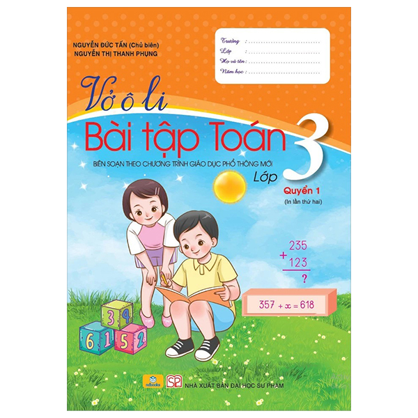 Bộ Vở Ô Li Bài Tập Toán 3 - Quyển 1