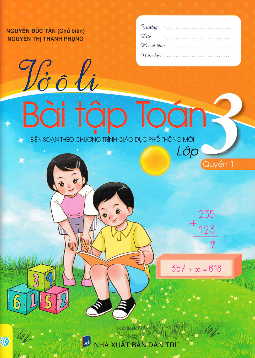 Bộ Vở Ô Li Bài Tập Toán 3 - Quyển 1 - Ảnh 2