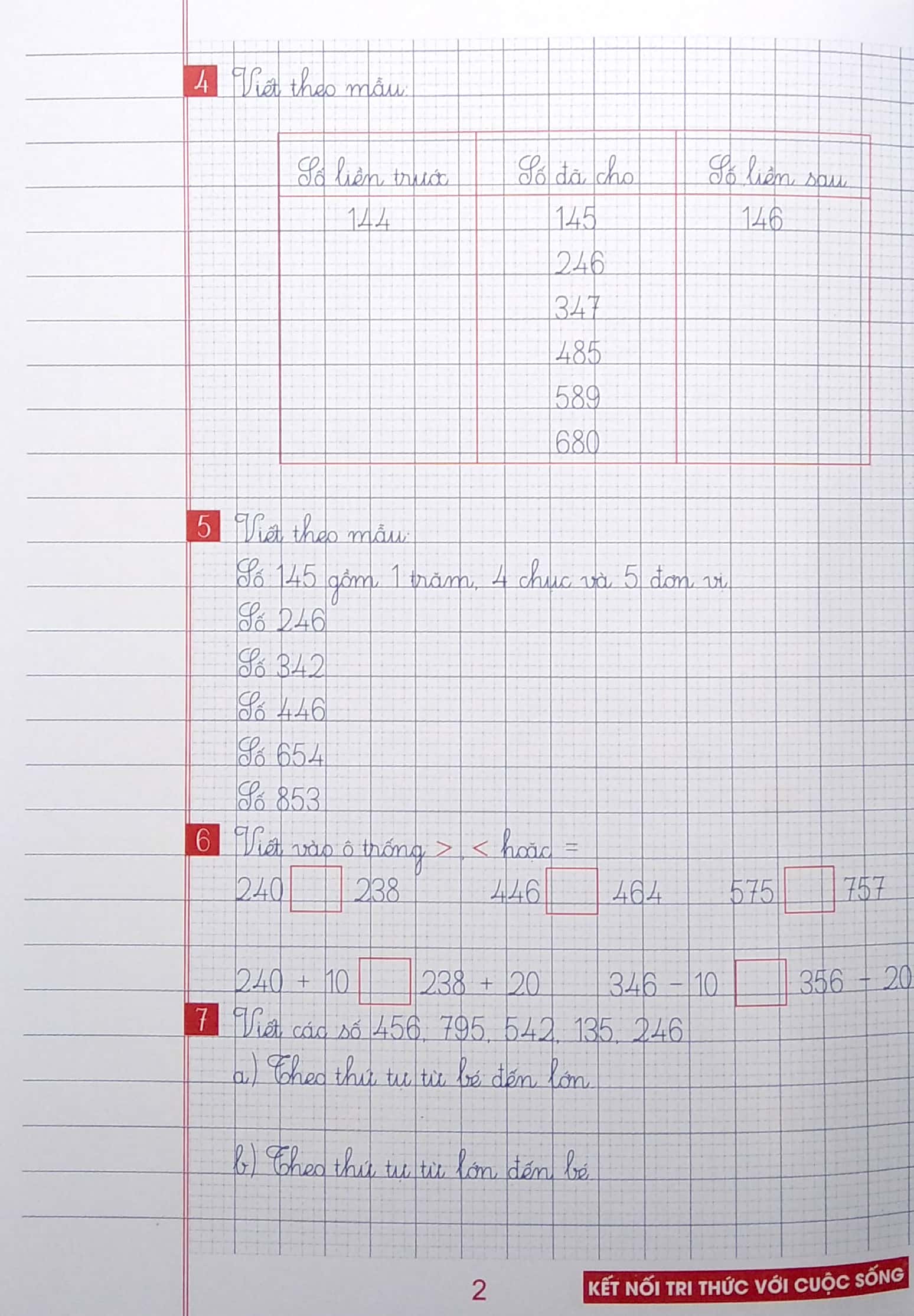 bộ vở ô li bài tập toán 3 - quyển 1 (biên soạn theo chương trình sgk "kết nối tri thức với cuộc sống") - Ảnh 4