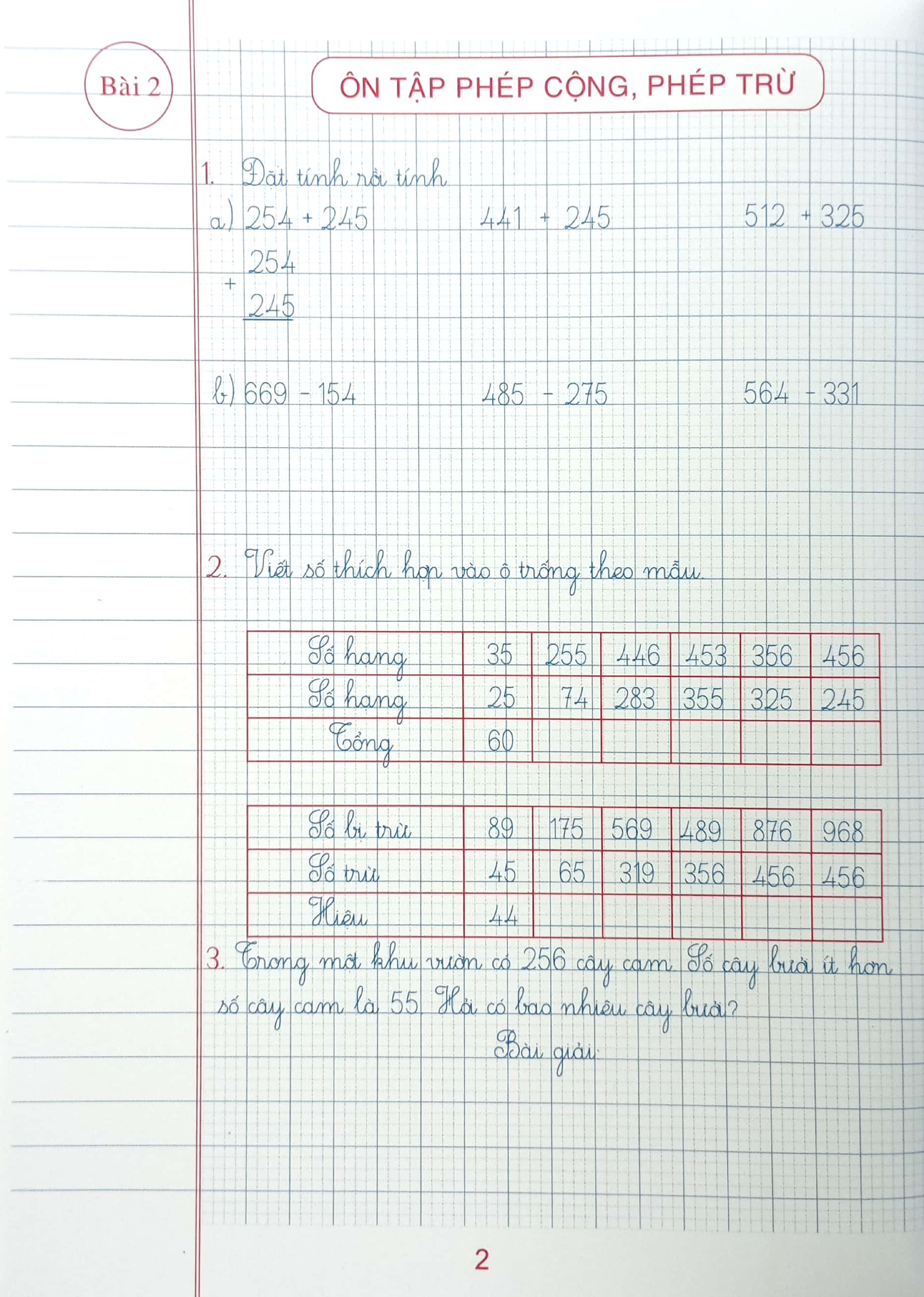 bộ vở ô li bài tập toán 3 - quyển 1 (dùng kèm bộ sách chân trời sáng tạo) - Ảnh 4
