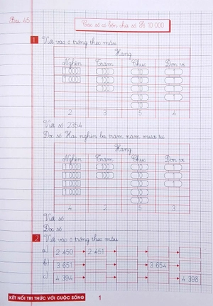bộ vở ô li bài tập toán 3 - quyển 2 (biên soạn theo chương trình sgk "kết nối tri thức với cuộc sống") - Ảnh 3