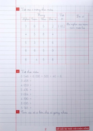 bộ vở ô li bài tập toán 3 - quyển 2 (biên soạn theo chương trình sgk "kết nối tri thức với cuộc sống") - Ảnh 4