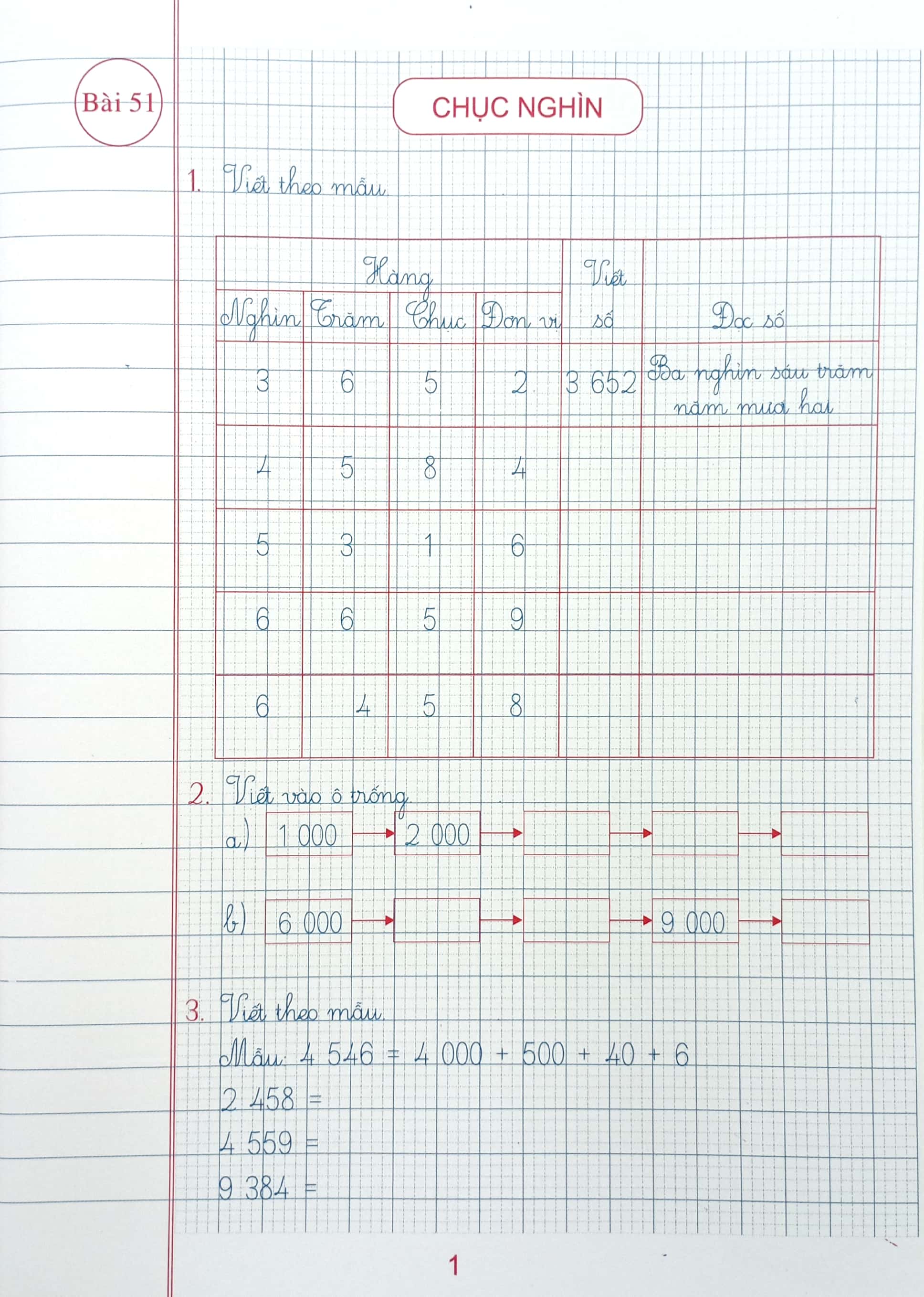 bộ vở ô li bài tập toán 3 - quyển 2 (dùng kèm bộ sách chân trời sáng tạo) - Ảnh 3