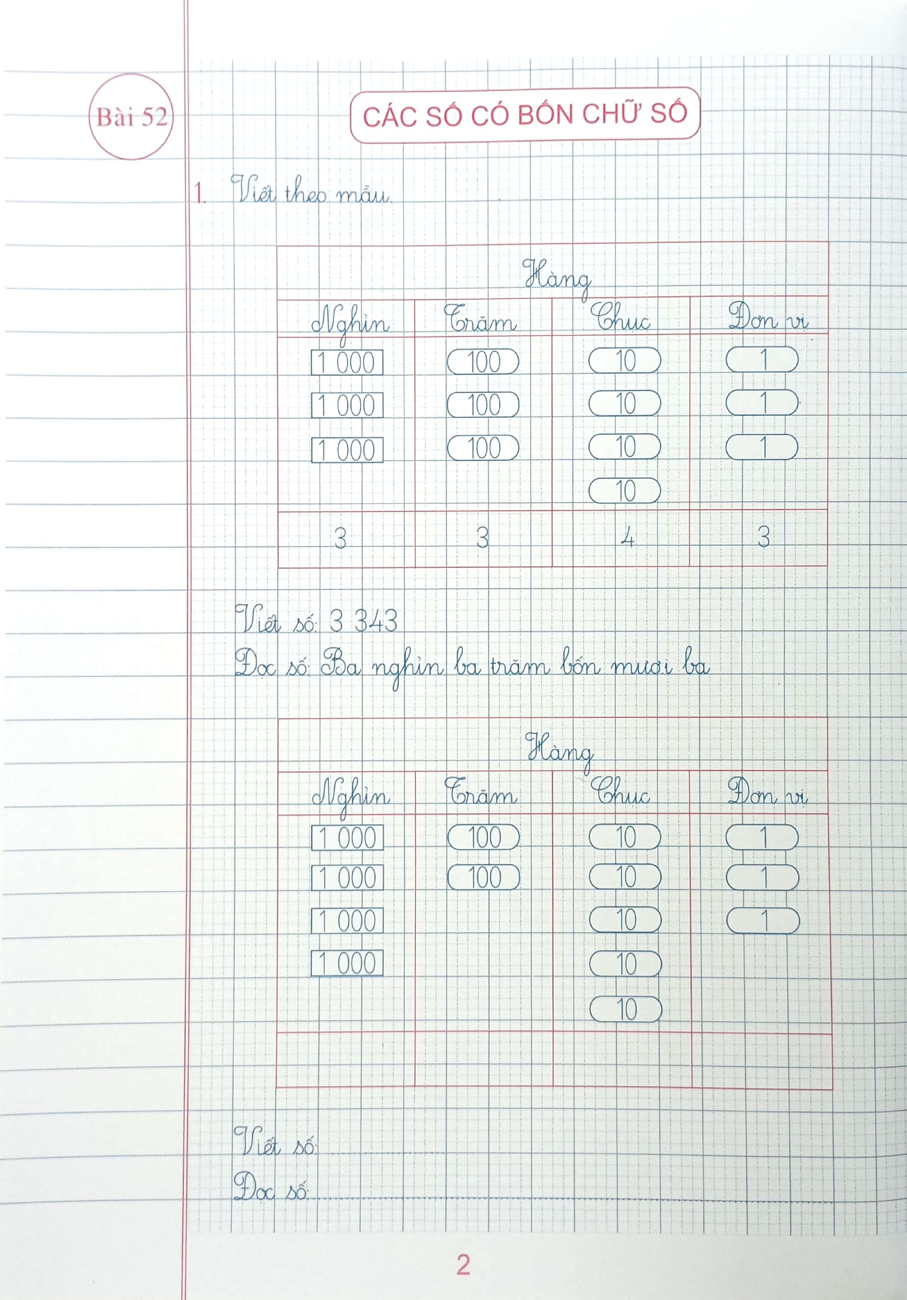 bộ vở ô li bài tập toán 3 - quyển 2 (dùng kèm bộ sách chân trời sáng tạo) - Ảnh 4