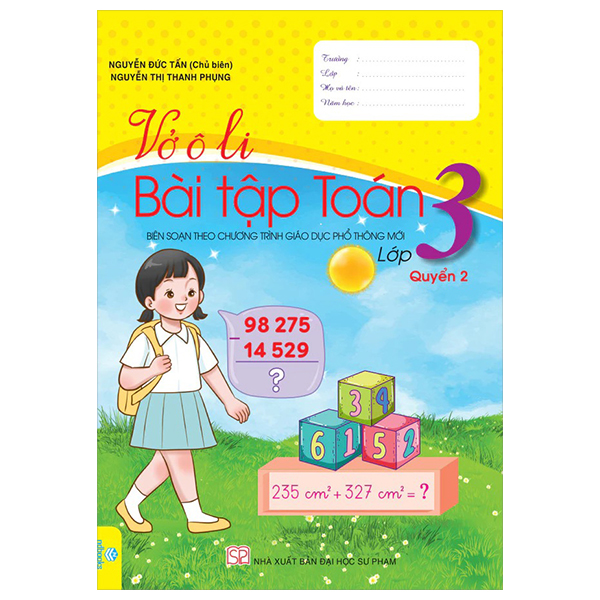 Bộ Vở Ô Li Bài Tập Toán 3 - Quyển 2 (Theo Chương Trình GDPT Mới)