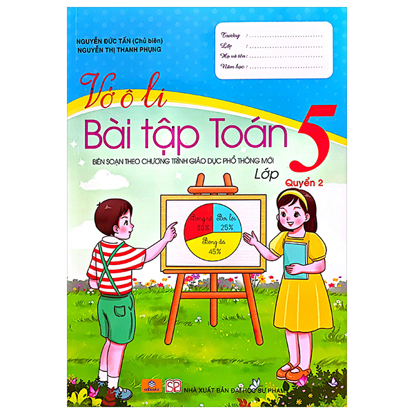 Bộ Vở Ô Li Bài Tập Toán 5 - Quyển 2 (Theo Chương Trình GDPT Mới)