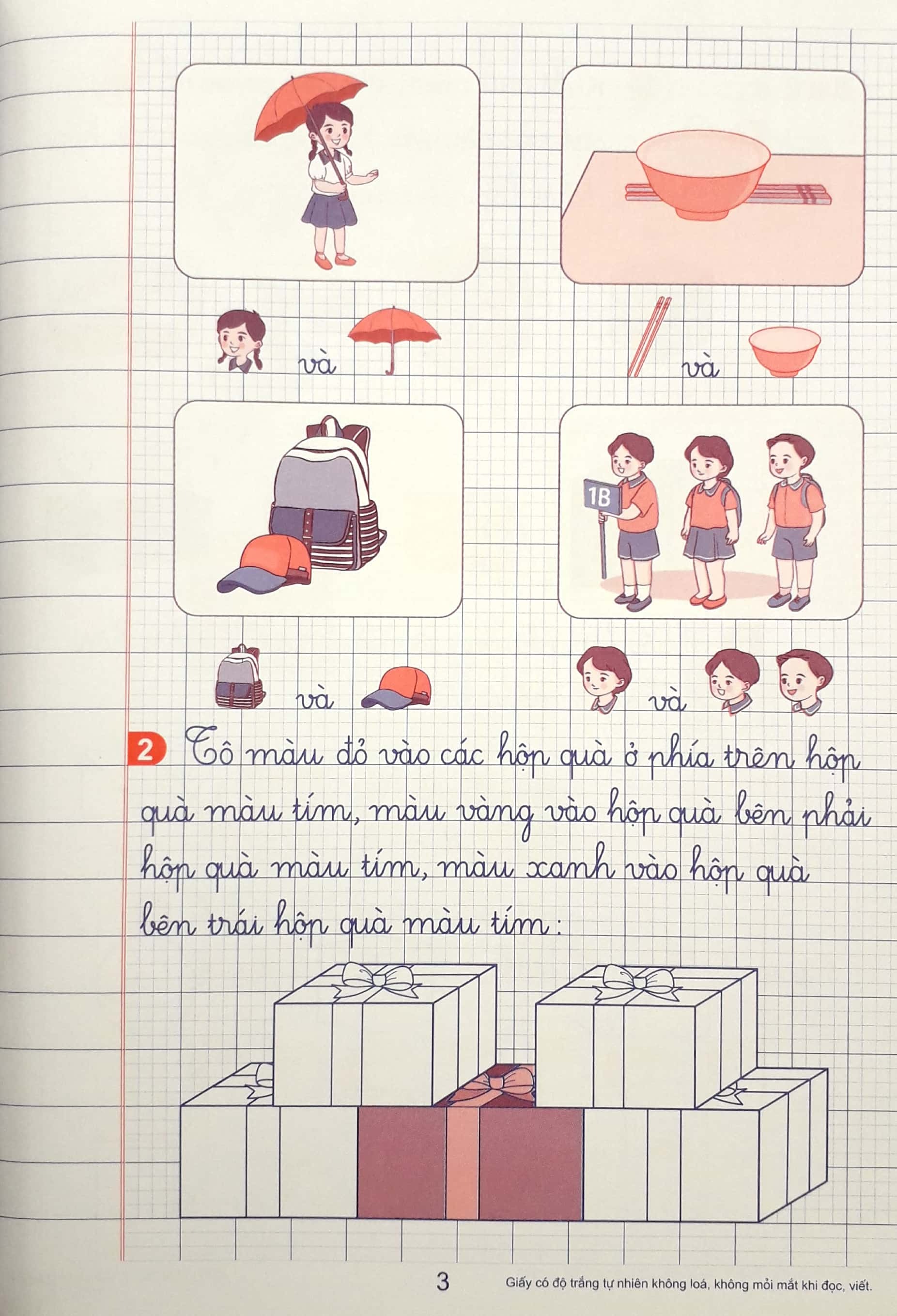 Bộ Vở Ô Li Bài Tập Toán Lớp 1 (Quyển 1) - Ảnh 2