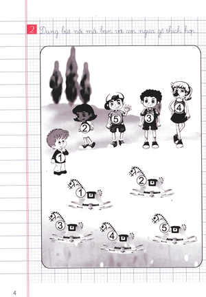 bộ vở ô li bài tập toán lớp 1 - quyển 1 (bám sát sgk kết nối tri thức với cuộc sống) - Ảnh 5