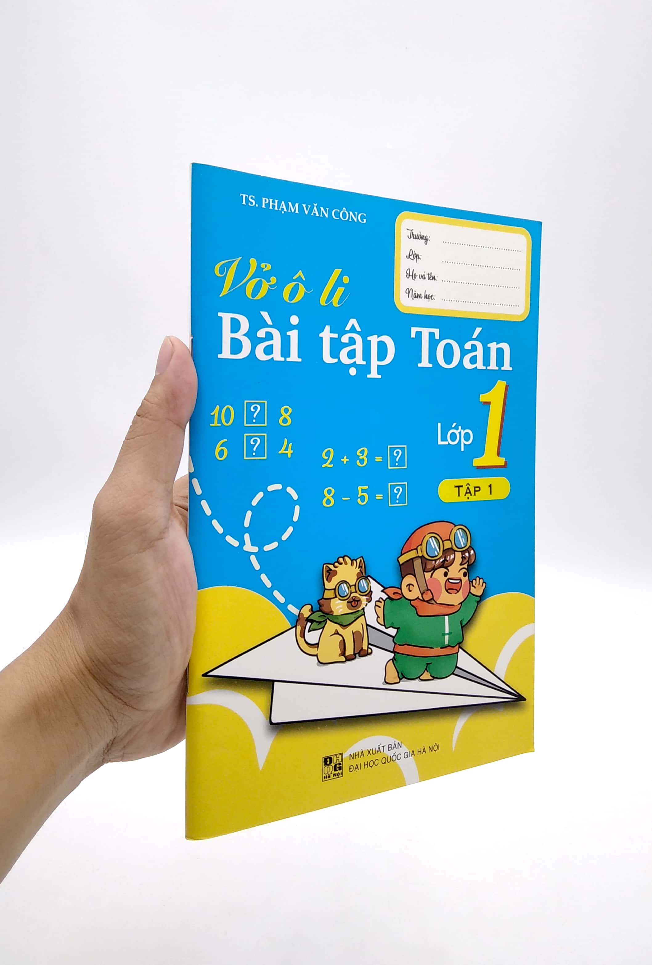 bộ vở ô li bài tập toán lớp 1 - tập 1 - Ảnh 7