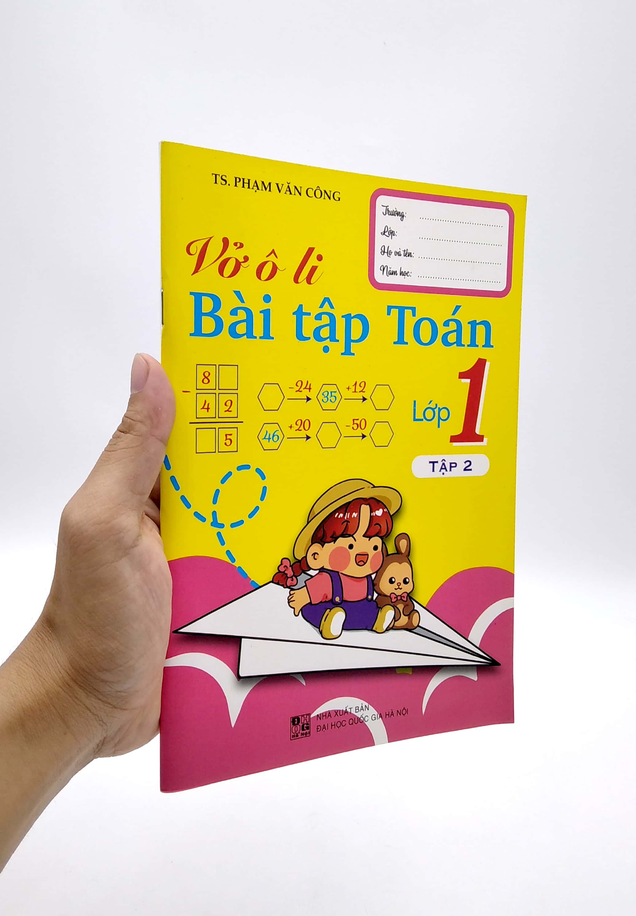bộ vở ô li bài tập toán lớp 1 - tập 2 - Ảnh 7