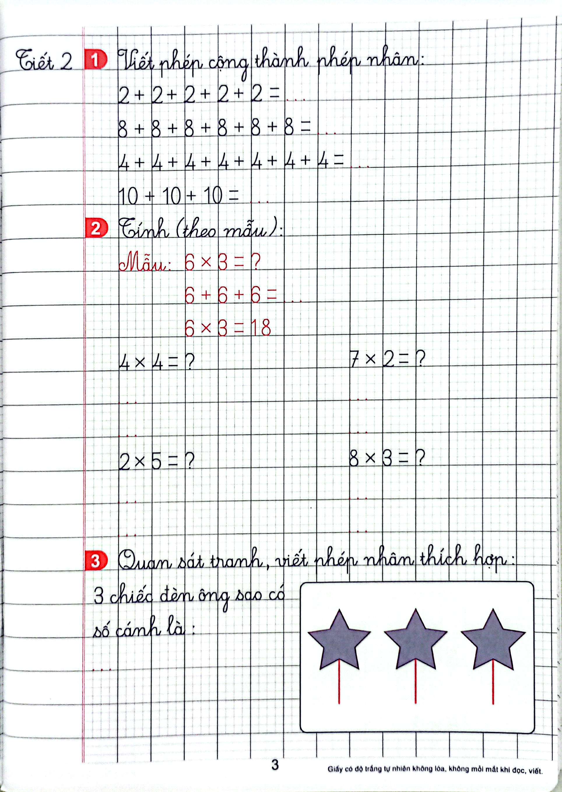 Bộ Vở Ô Li Bài Tập Toán Lớp 2 (Quyển 2) - Ảnh 5