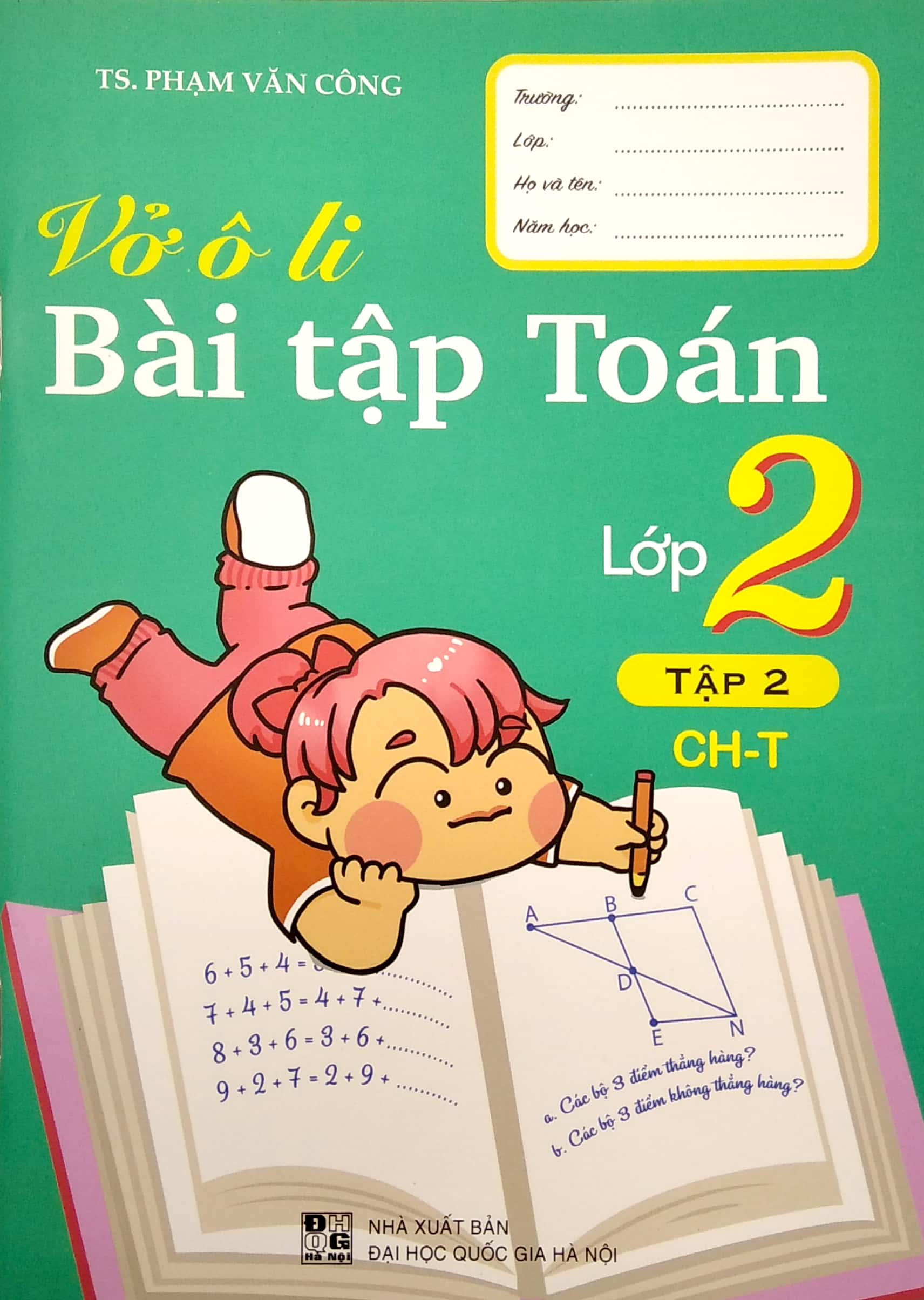 bộ vở ô li bài tập toán lớp 2 - tập 2 - Ảnh 2