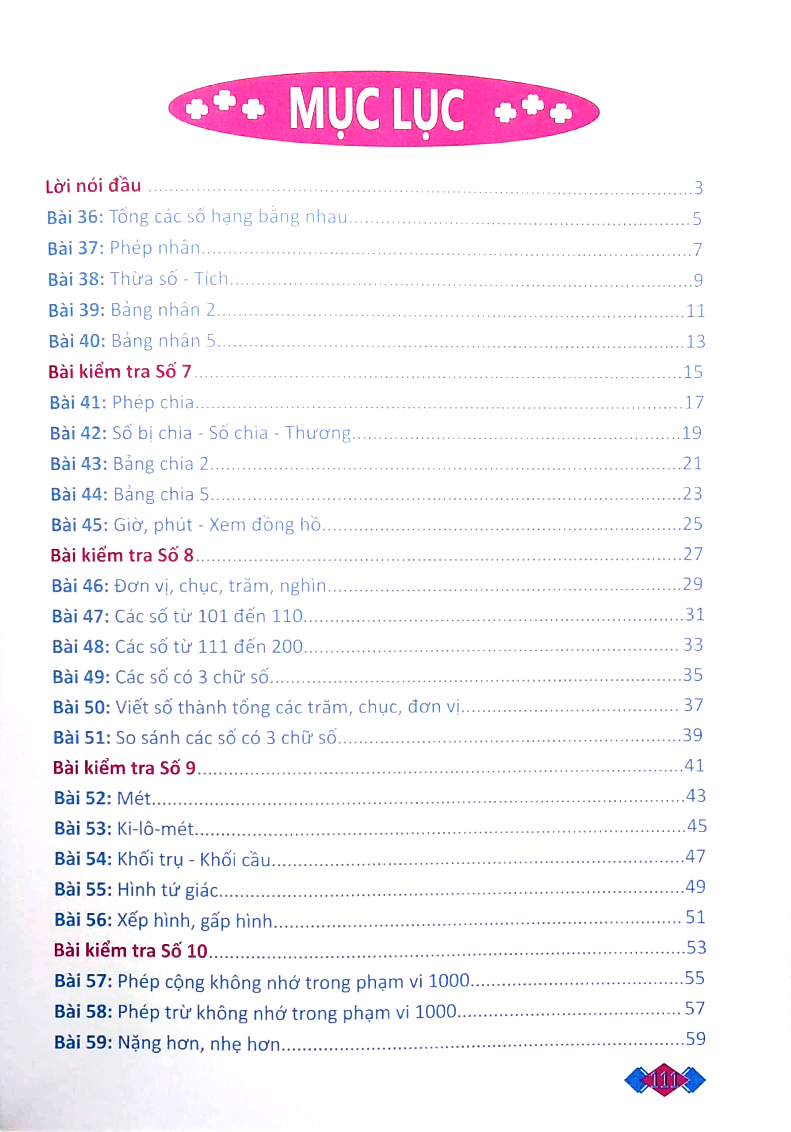 bộ vở ô li bài tập toán lớp 2 - tập 2 - Ảnh 6