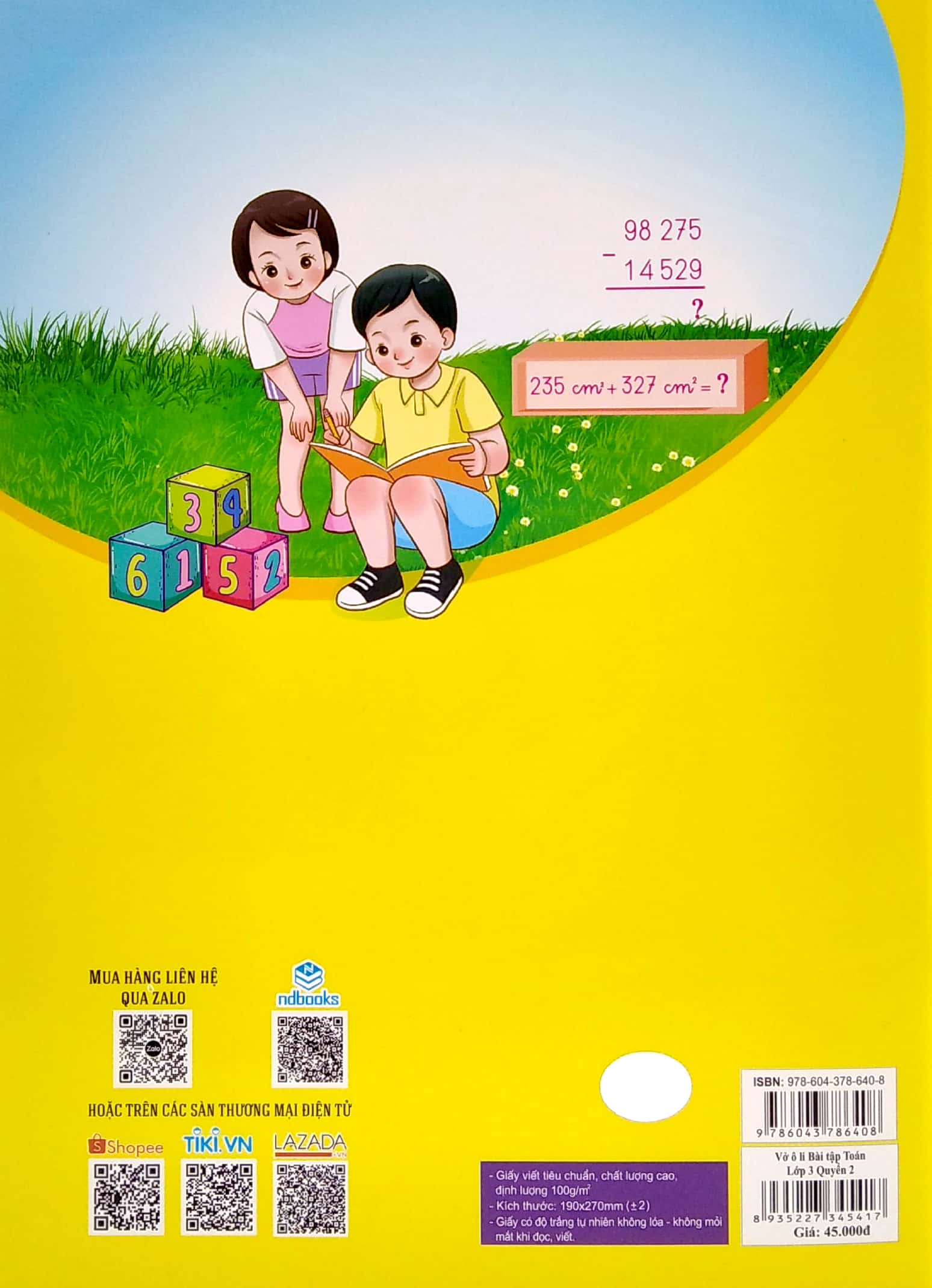 Bo
Vo O Li Bai Tap Toan Lop 3 - Quyen 2 (Bien Soan Theo Chuong Trinh Giao Duc Pho Thong Moi) - Ảnh 7