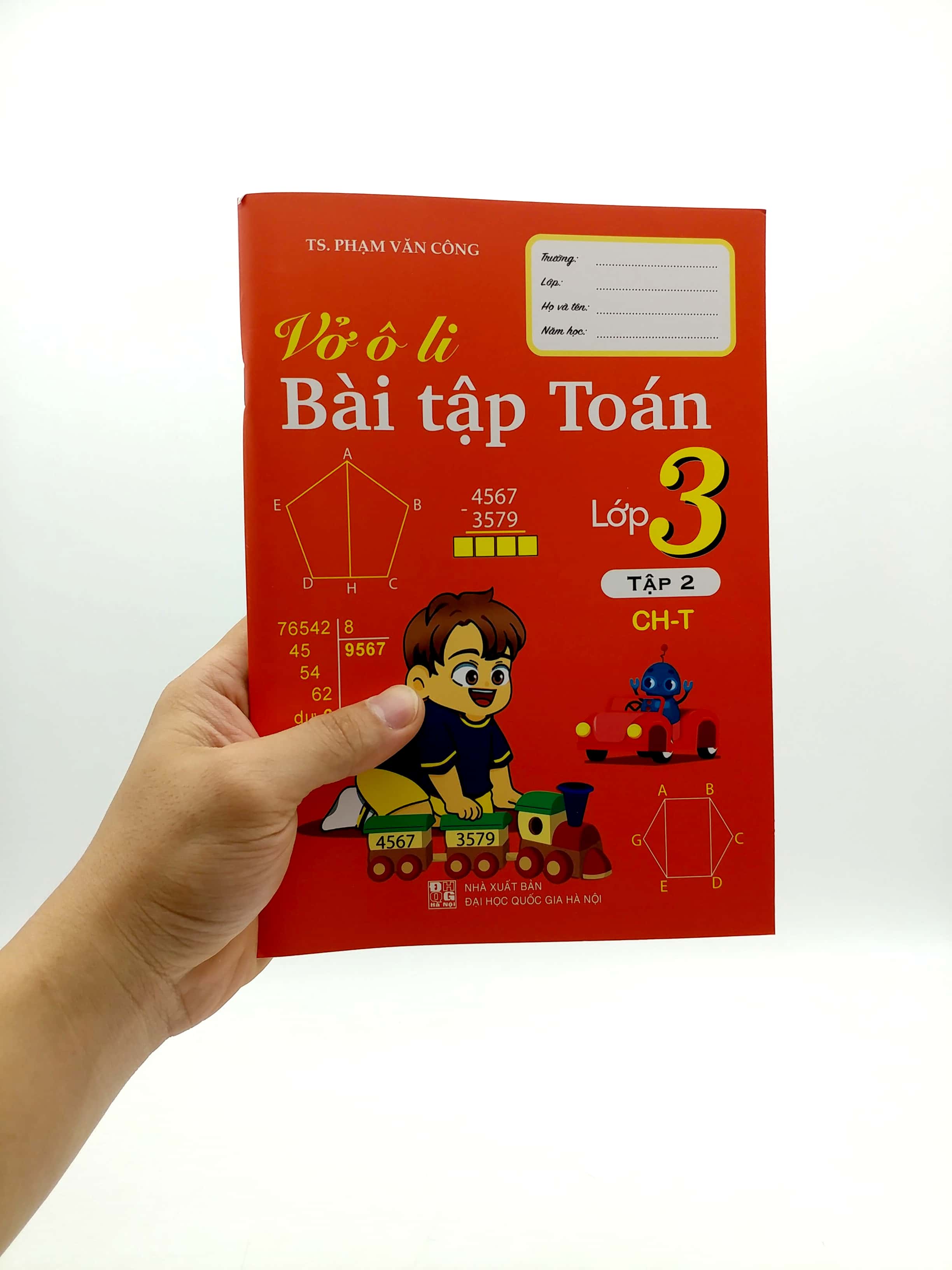 bộ vở ô li bài tập toán lớp 3 - tập 2 - Ảnh 2