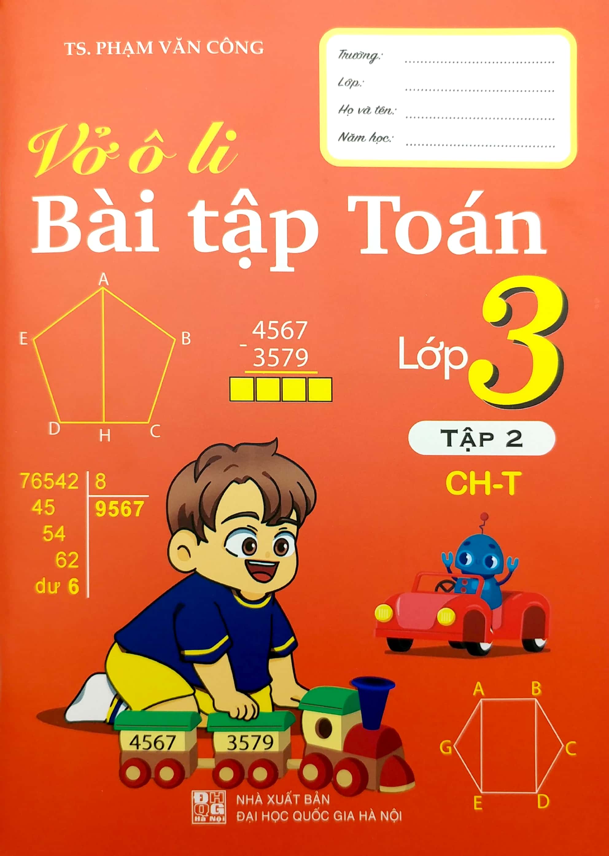 bộ vở ô li bài tập toán lớp 3 - tập 2 - Ảnh 3