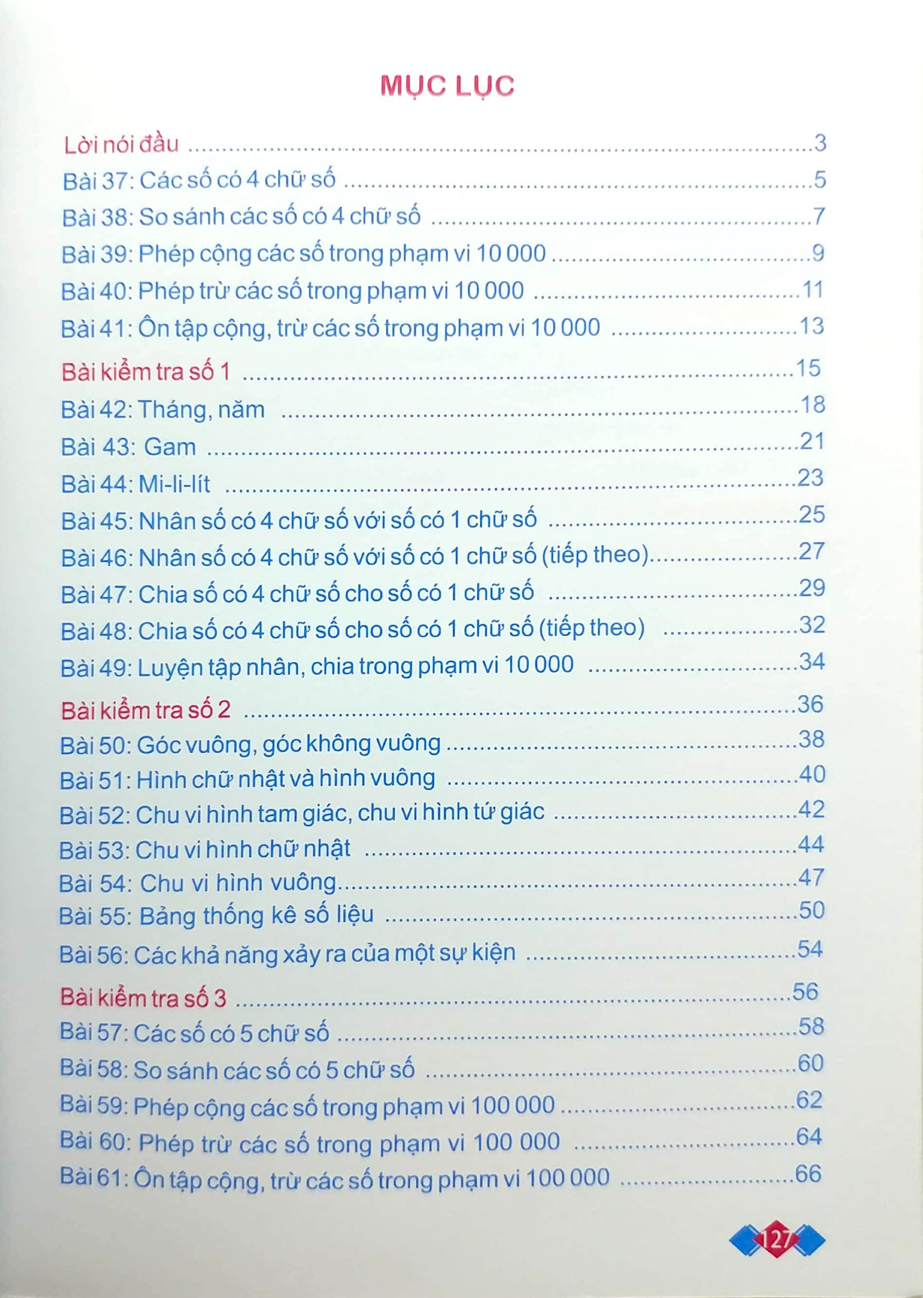 bộ vở ô li bài tập toán lớp 3 - tập 2 - Ảnh 4