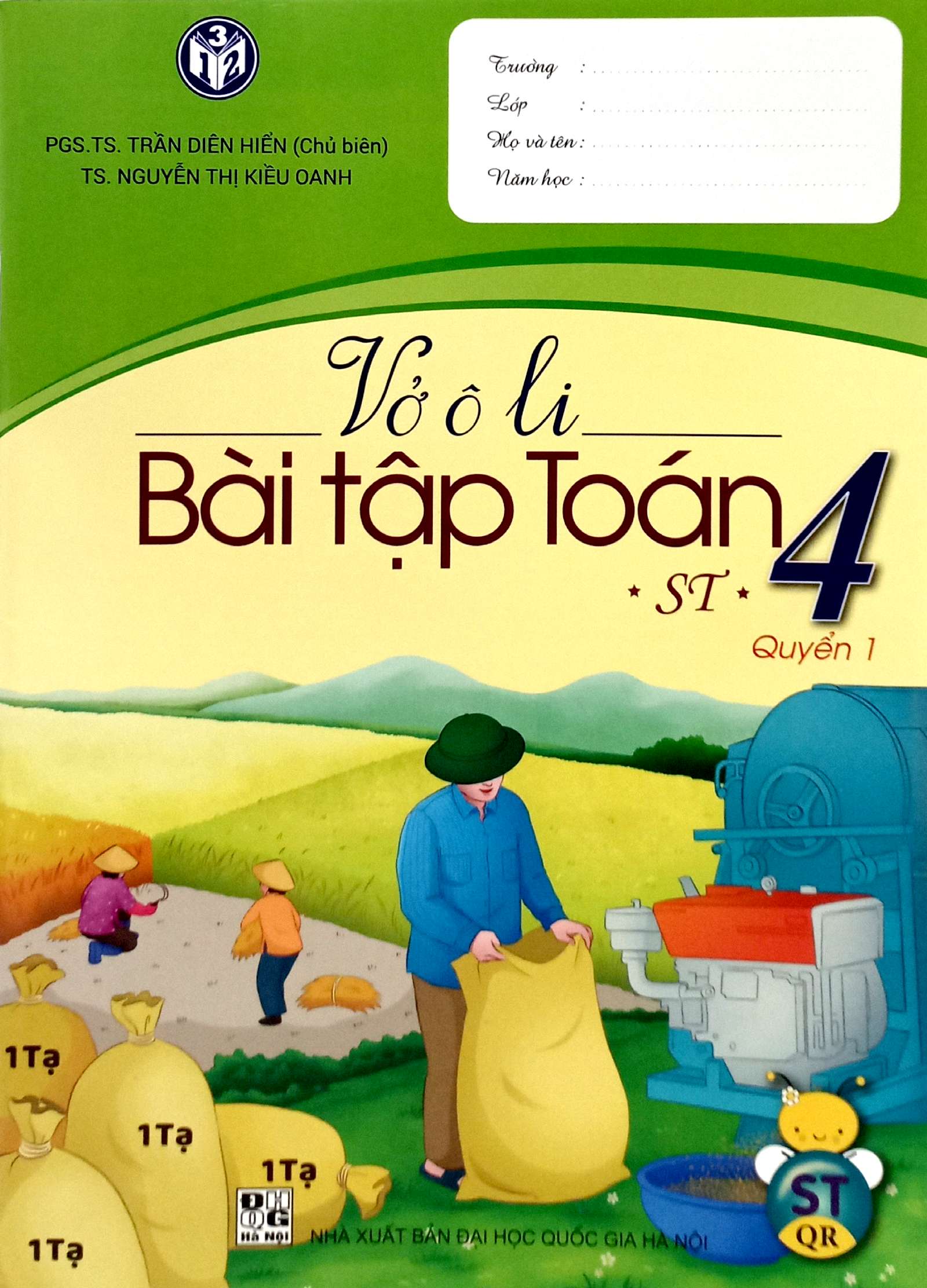 bộ vở ô li bài tập toán lớp 4 - quyển 1 - Ảnh 2