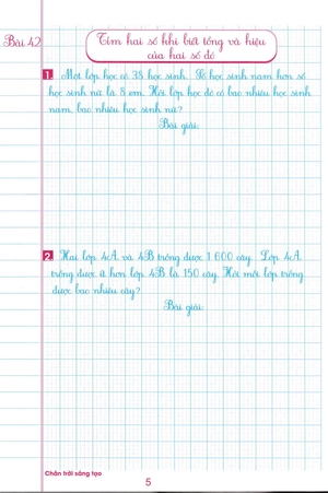 bộ vở ô li bài tập toán lớp 4 - quyển 1 (biên soạn theo chương trình sgk chân trời sáng tạo) - Ảnh 6