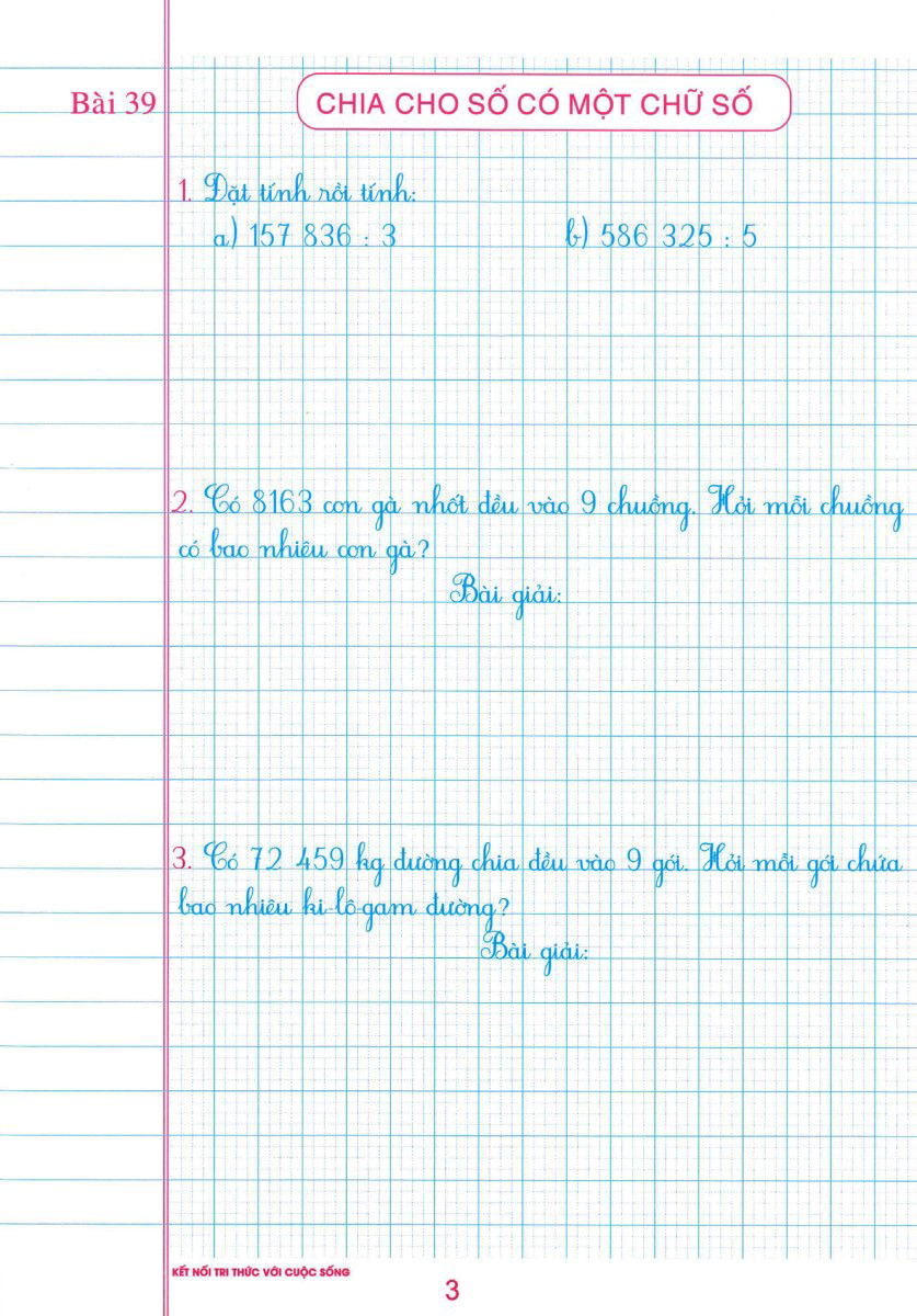 bộ vở ô li bài tập toán lớp 4 - quyển 2 (biên soạn theo chương trình sgk kết nối tri thức với cuộc sống) - Ảnh 5
