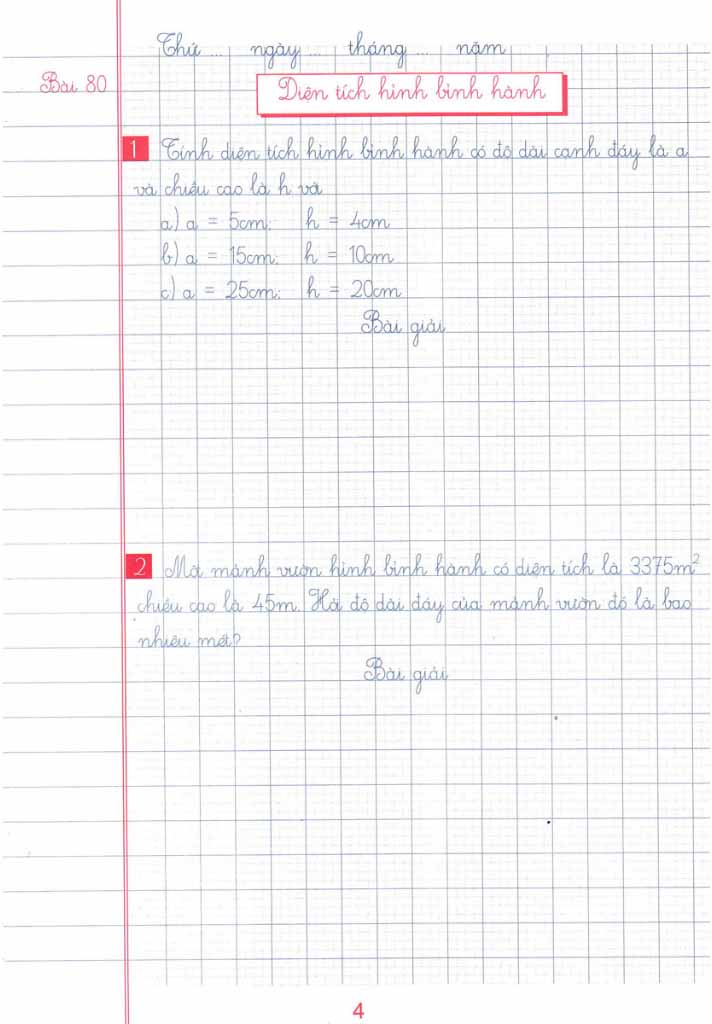 bộ vở ô li bài tập toán lớp 4 - quyển 2 (dùng chung cho các bộ sgk hiện hành) - Ảnh 6