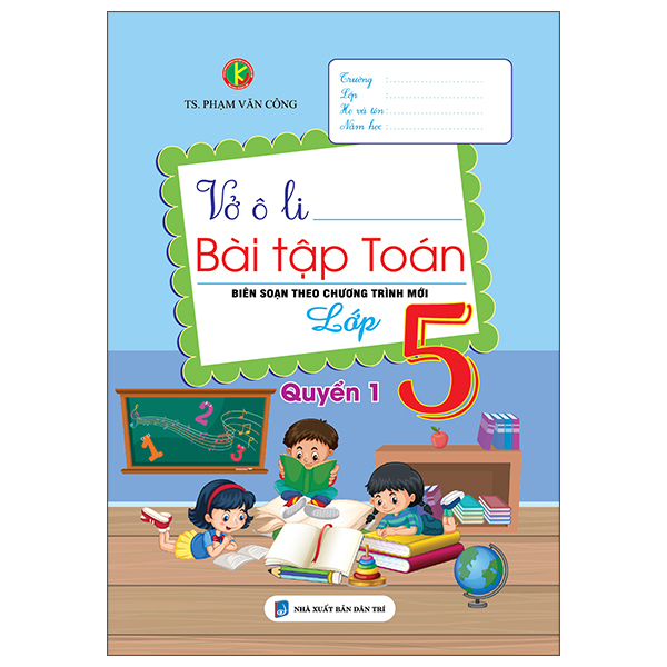 bộ vở ô li bài tập toán lớp 5 - quyển 1