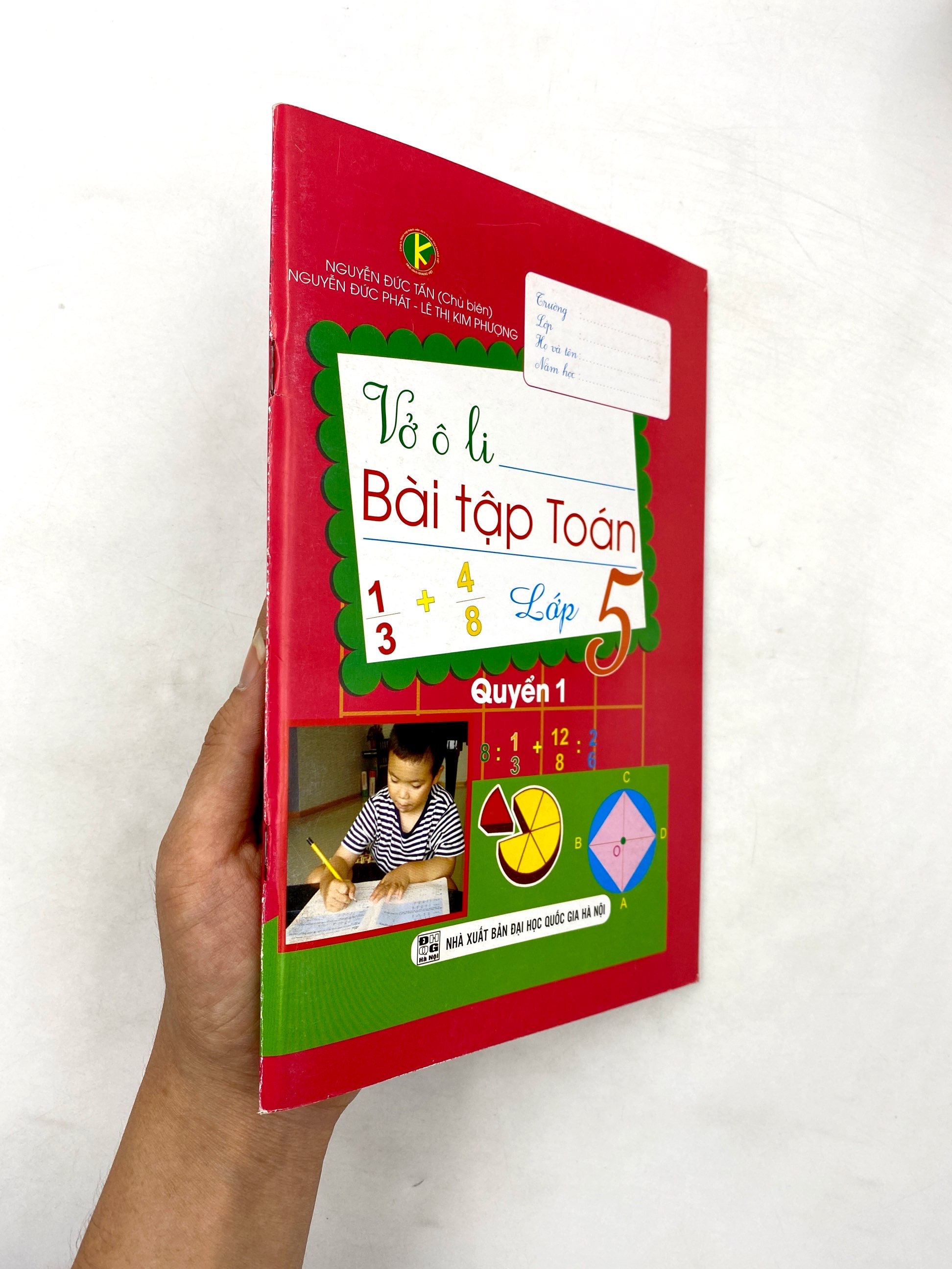 bộ vở ô li bài tập toán lớp 5 - quyển 1 - Ảnh 11