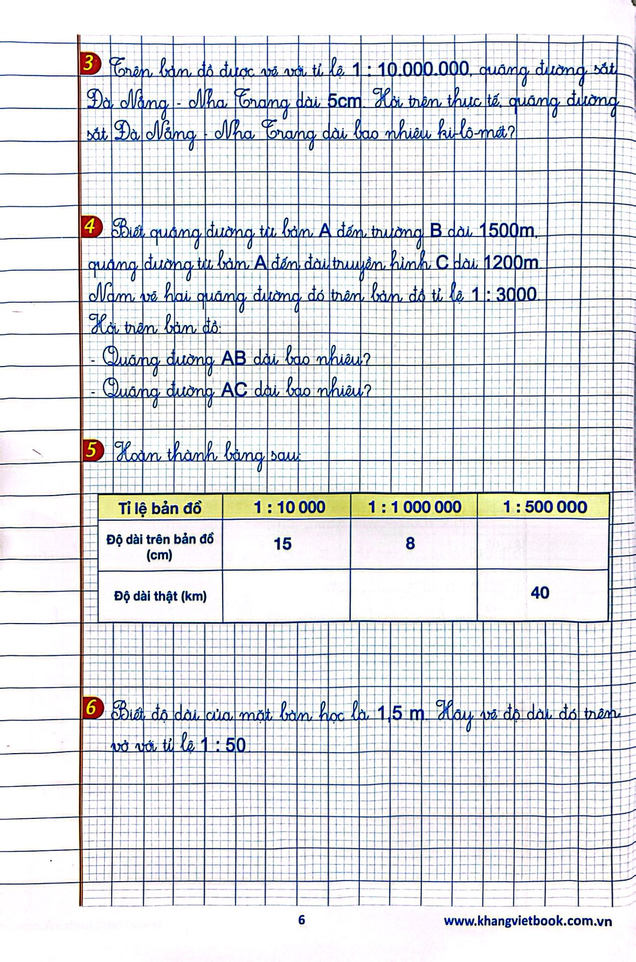 Bộ Vở Ô Li Bài Tập Toán Lớp 5 (Quyển 2) - Ảnh 6
