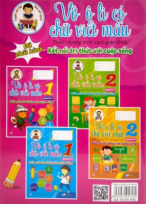 bộ vở ô li có chữ viết mẫu 1 - quyển 1 (theo kết nối tri thức với cuộc sống) - Ảnh 6