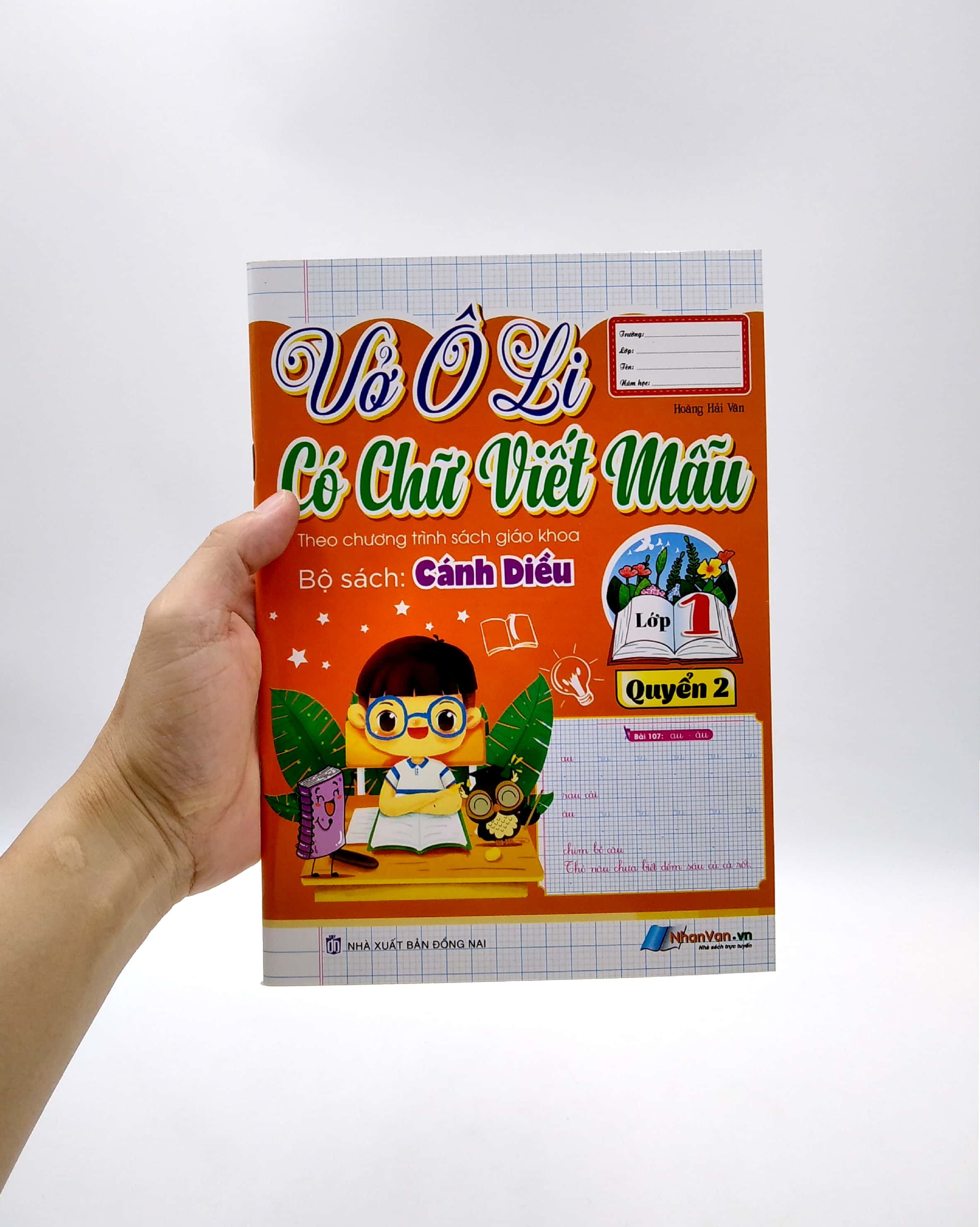 bộ vở ô li có chữ viết mẫu 1 - quyển 2 - cánh diều - Ảnh 7