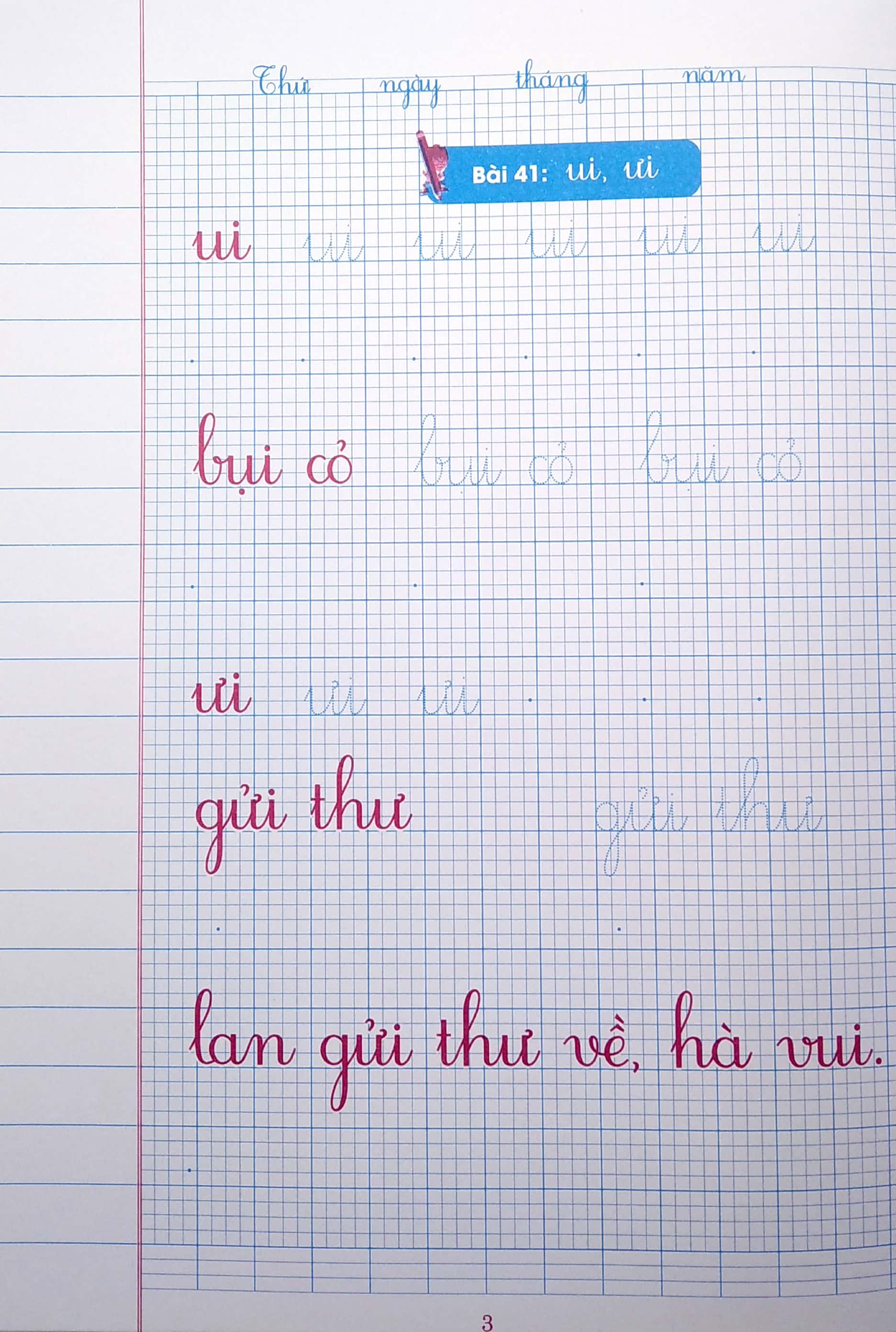 bộ vở ô li có chữ viết mẫu 1 - quyển 2 (theo kết nối tri thức với cuộc sống) - Ảnh 3