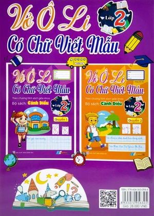 bộ vở ô li có chữ viết mẫu 2 - quyển 1 - cánh diều - Ảnh 6