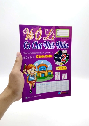 bộ vở ô li có chữ viết mẫu 2 - quyển 1 - cánh diều - Ảnh 7