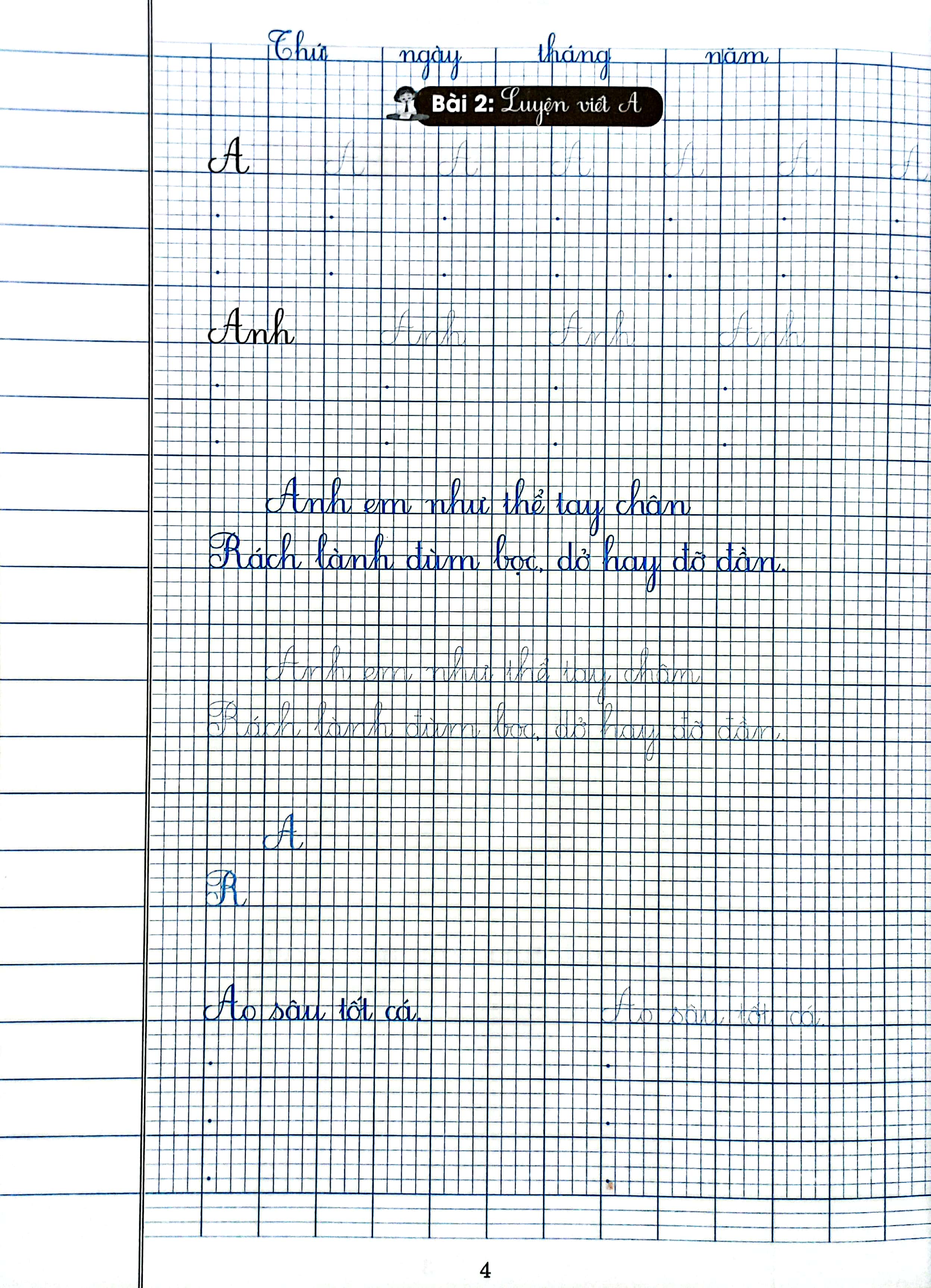 Bộ Vở Ô Li Có Chữ Viết Mẫu 2 - Quyển 1 (Chân Trời Sáng Tạo) - Ảnh 4