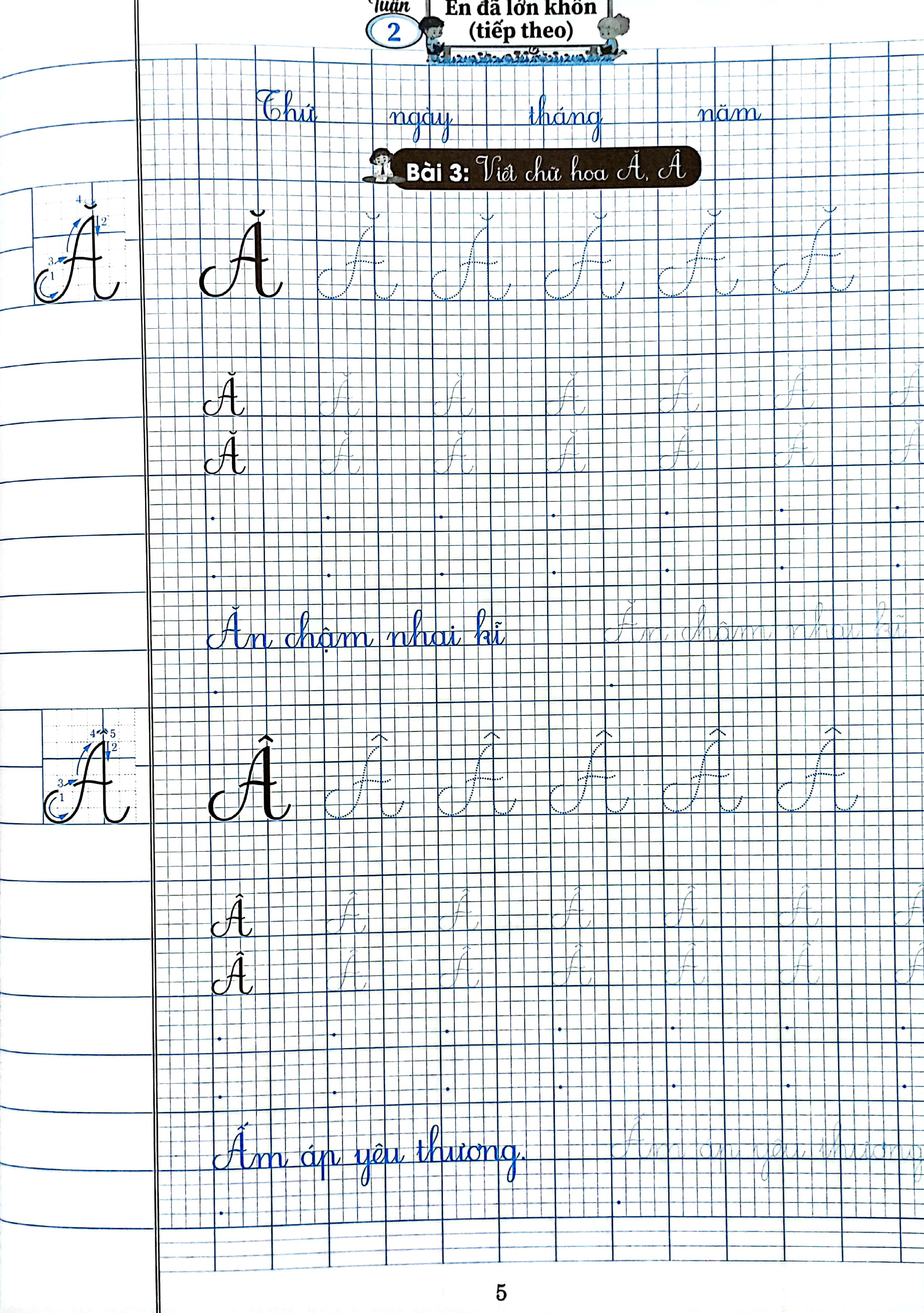 Bộ Vở Ô Li Có Chữ Viết Mẫu 2 - Quyển 1 (Chân Trời Sáng Tạo) - Ảnh 5