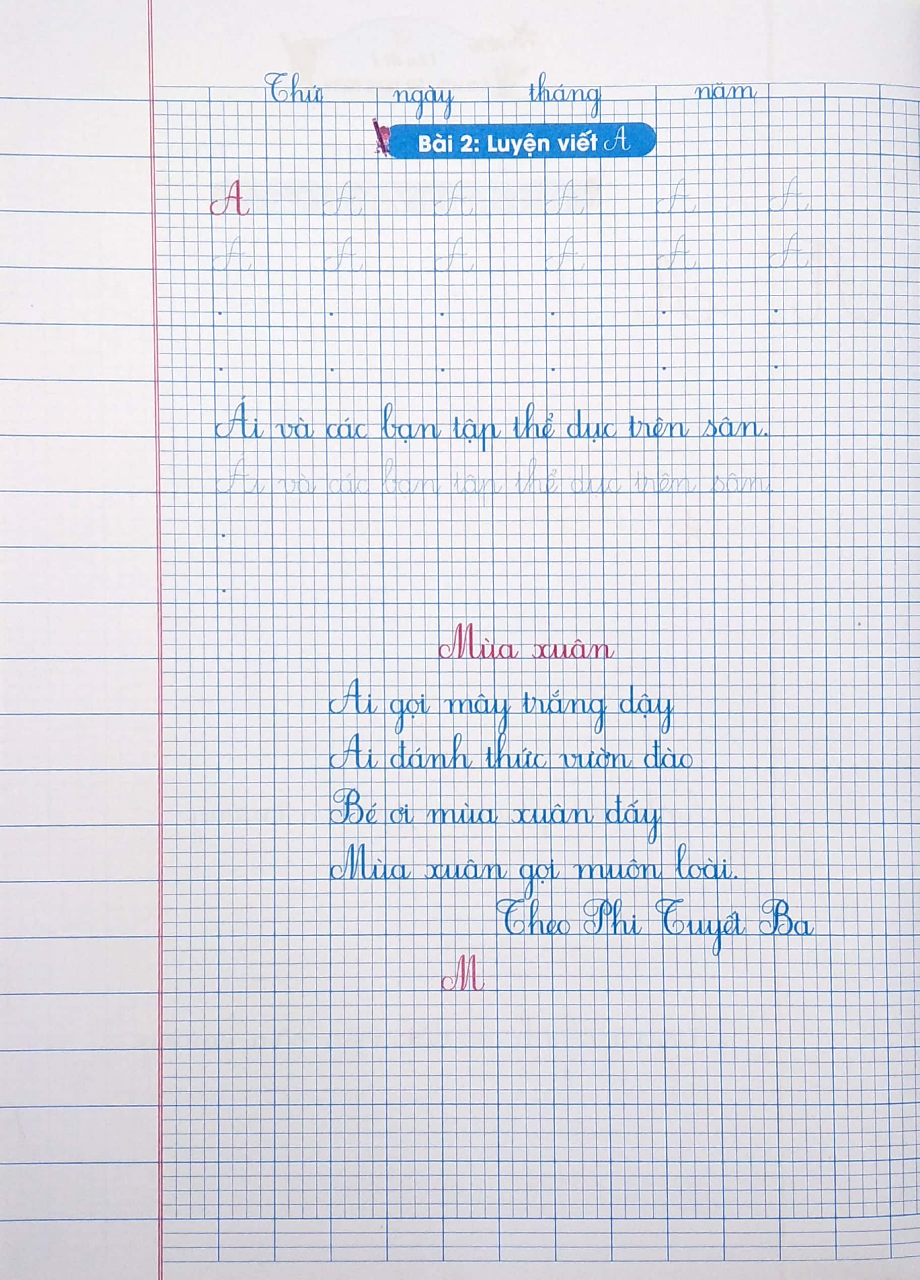 bộ vở ô li có chữ viết mẫu 2 - quyển 1 (theo kết nối tri thức với cuộc sống) - Ảnh 4