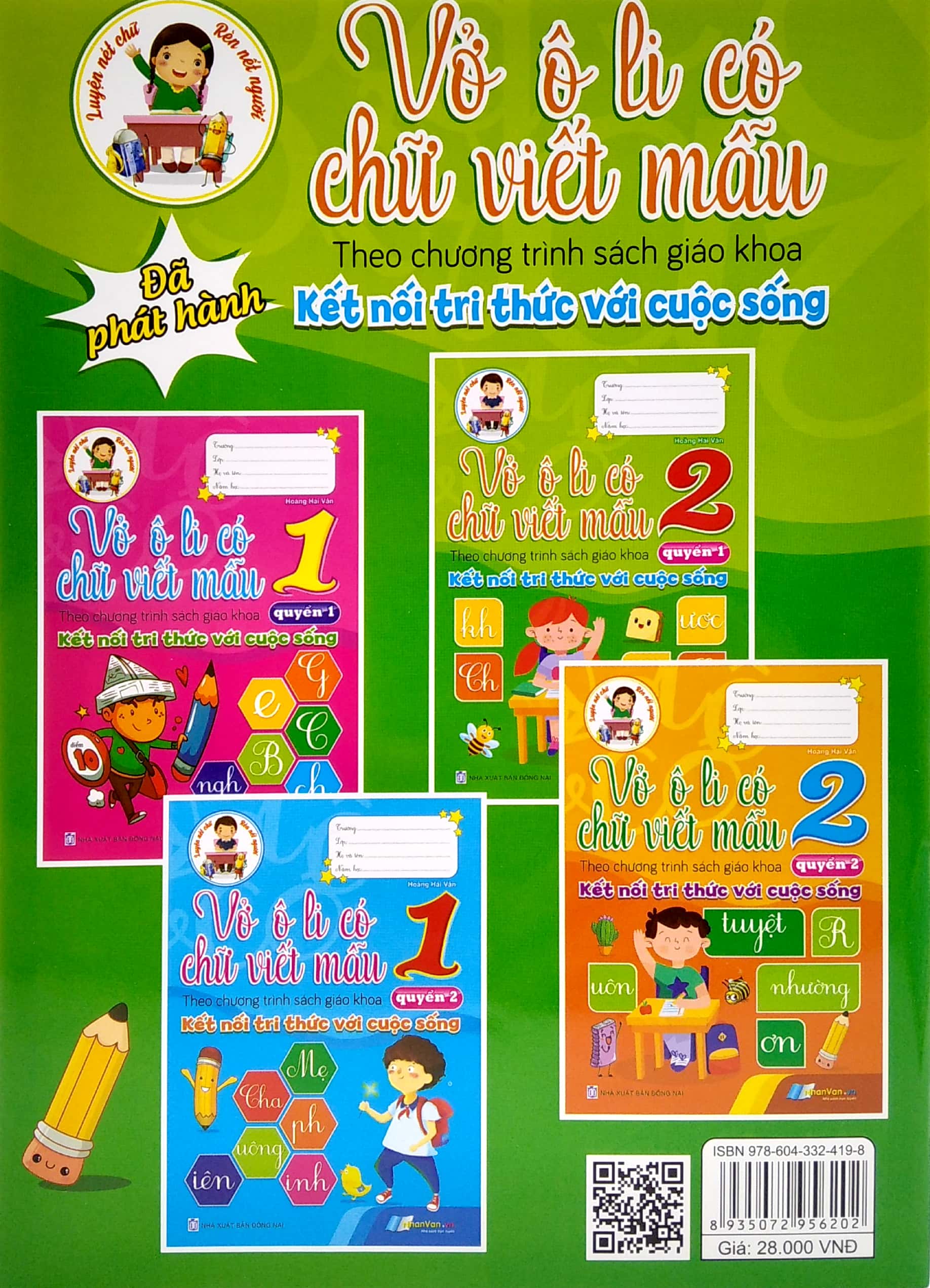 bộ vở ô li có chữ viết mẫu 2 - quyển 1 (theo kết nối tri thức với cuộc sống) - Ảnh 6