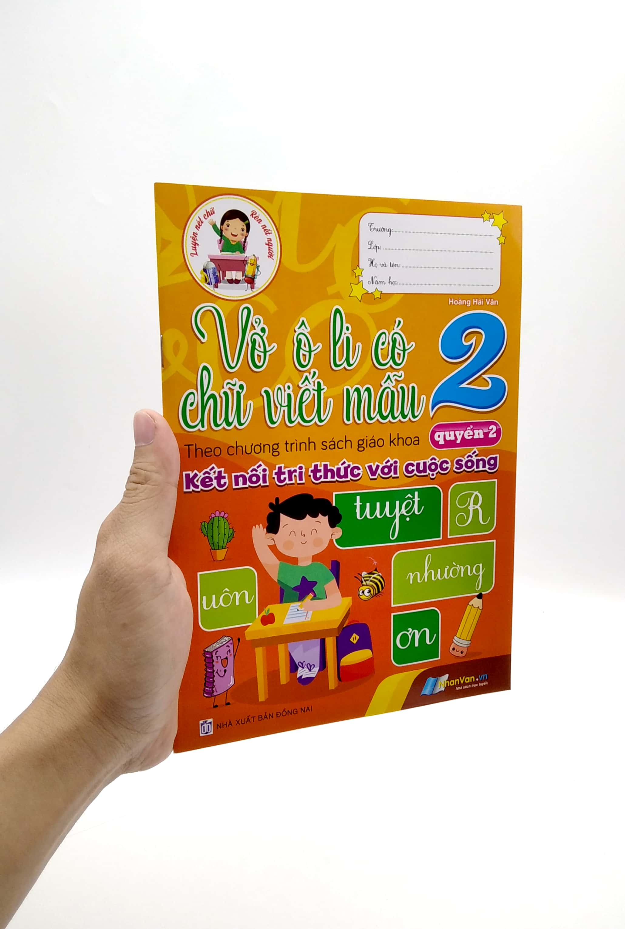 bộ vở ô li có chữ viết mẫu 2 - quyển 2 (theo kết nối tri thức với cuộc sống) - Ảnh 7