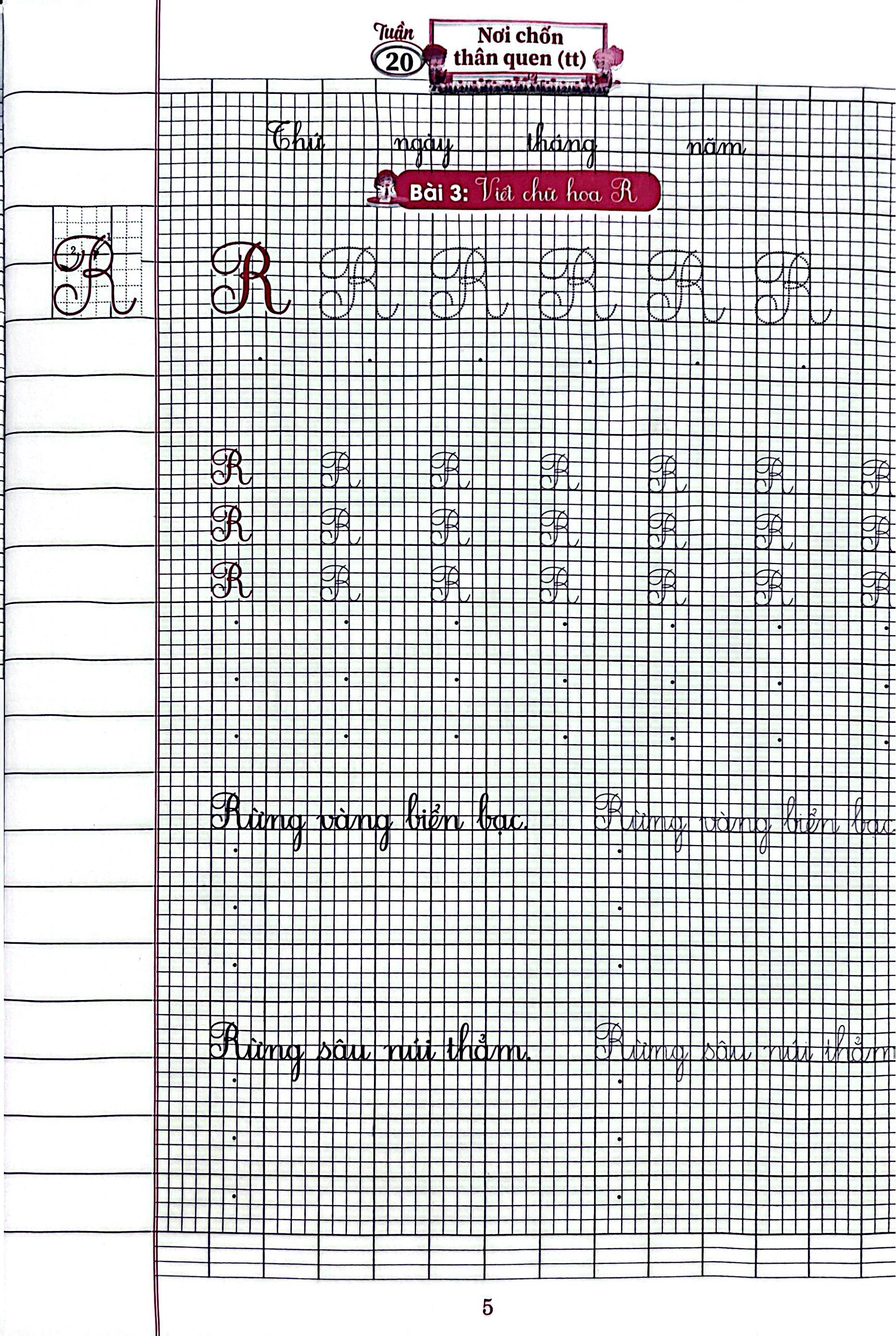 Bo
						
										
										Vo O Li Co Chu Viet Mau 2 - Tap 2 (Chan Troi) - Ảnh 5