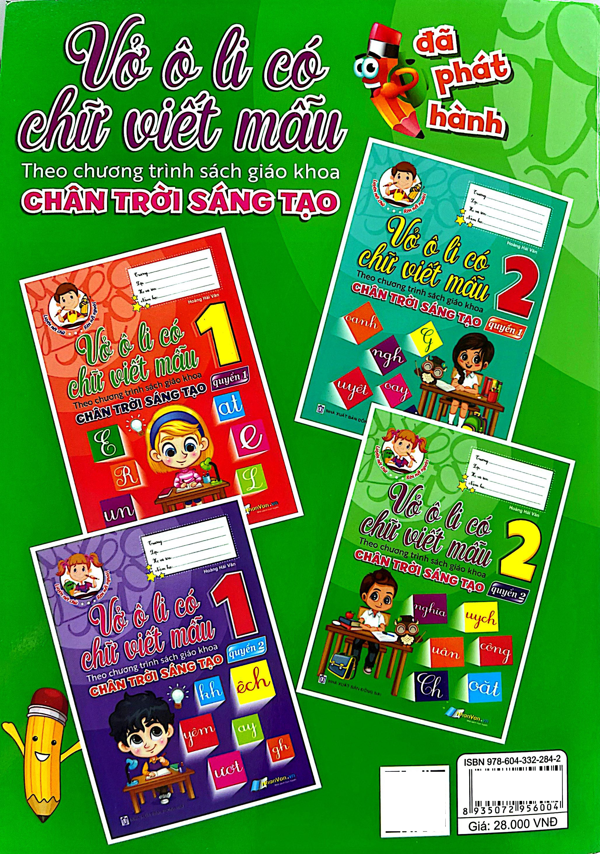 Bo
						
										
										Vo O Li Co Chu Viet Mau 2 - Tap 2 (Chan Troi) - Ảnh 6