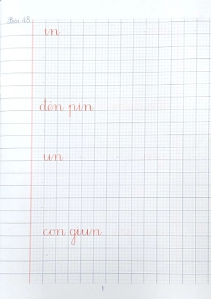 bộ vở ô li có mẫu chữ 1 - quyển 2 (tái bản có chỉnh lí và bổ sung) - Ảnh 5