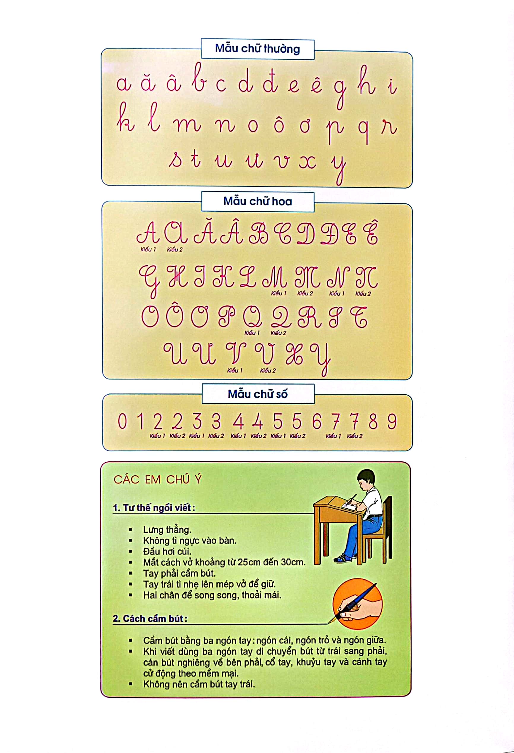 bộ vở ô li có mẫu chữ 3 - quyển 1 (cánh diều) (2023) - Ảnh 3